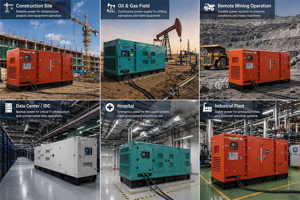 JT-100KW 125kVA Cummins generator for commercial and retail standby power